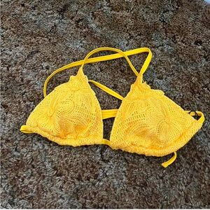 Shade & Shore Sunny Crochet Bikini Top